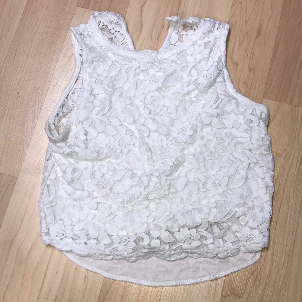 White tank top
